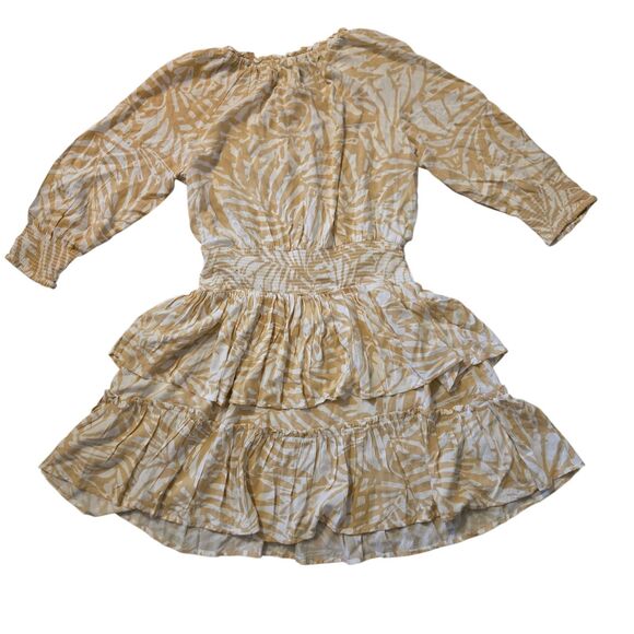 Patrons Of Peace Dress 100% Rayon M Fairy Isle Tassels Hippie Peasant Maxi - Picture 2 of 8